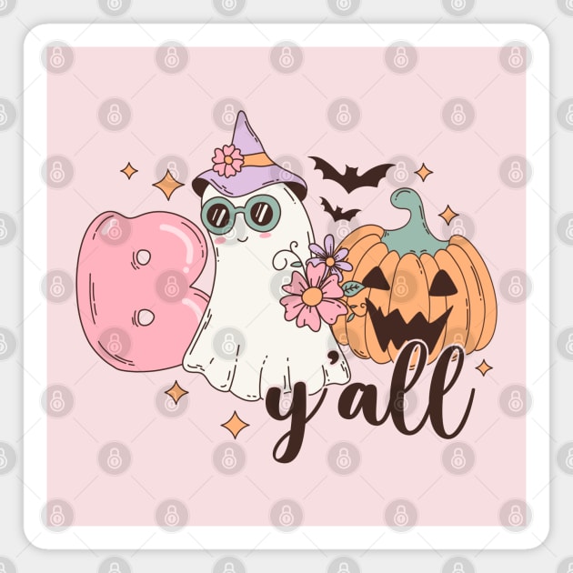 Boo Y'all Magnet by Erin Decker Creative